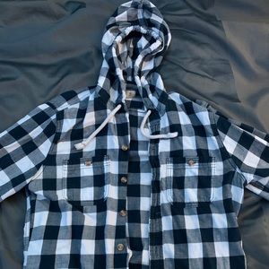 Hollister Hoodie Flannel